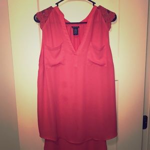 Torrid gorgette blouse